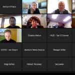 State health officials address members of the media during a remote press conference on Thursday, Feb. 11, 2021. (Screenshot)