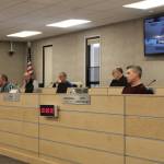 Members of the Kenai Peninsula Borough Assembly are seen on Tuesday, March 2 in Soldotna, Alaska. (Ashlyn OHara/Peninsula Clarion)