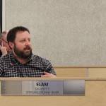 Assembly Member Bill Elam speaks during a Kenai Peninsula Borough Assembly meeting on Tuesday, March 2 in Soldotna, Alaska. (Ashlyn OHara/Peninsula Clarion)