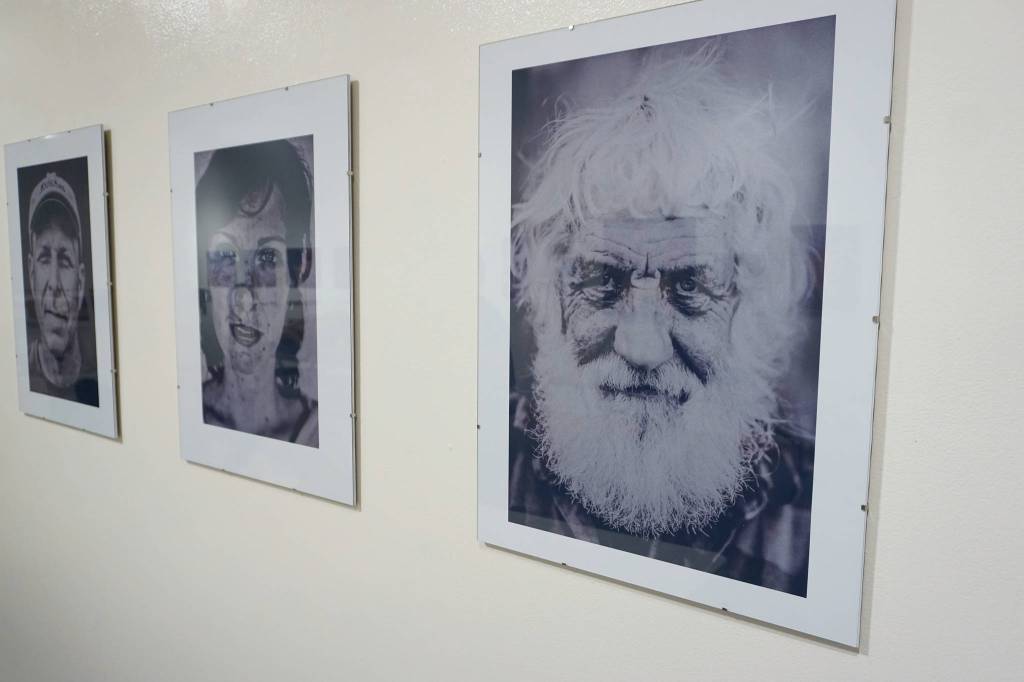 Joshua Veldstras Thirty Days of Portraits: Selections was taken over one month in 2014 as part of a portrait-a-day challenge on social media. Theyre part of Familiar Faces: Portrait of a Community, on exhibit through May 2021 at the Pratt Museum in Homer, Alaska. (Photo by Michael Armstrong/Homer News)