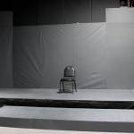 The stage for Grounded is seen inside of the Kenai Performers black box theatre on Monday, March 15, 2021, in Soldotna, Alaska. (Ashlyn OHara/Peninsula Clarion)