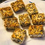 Crunchy, panko and sesame seed coated tofu make for an easy meal, photographed on Saturday, March 27, 2021, in Anchorage, Alaska. (Photo by Victoria Petersen/Peninsula Clarion)