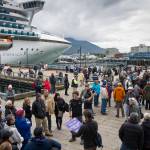 House lawmakers are hoping to see at least some cruise ship passengers like these seen in this Sept. 2017 file photo, and passed a resolution urging Congress and the president to take action on behalf of Alaska's tourist sector. (Michael Penn / Juneau Empire File)