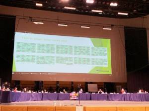 The Kenai Peninsula Borough School District Board of Education meets Monday, Feb. 1, 2021, at Kenai Central High School in Kenai, Alaska. (Photo by Ashlyn OHara/Peninsula Clarion)