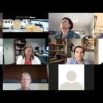 The Soldotna City Council participates in a remote meeting on Wednesday, April 28, 2021 in Soldotna, Alaska. (Screenshot)