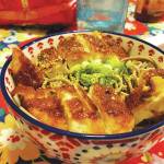 Victoria Petersen/Peninsula Clarion
A chicken patty adds to a simple Japanese-cuisine-inspired noodle bowl.