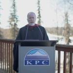 Kenai Peninsula College Director Gary Turner speaks during Kenai Peninsula Colleges 2021 virtual commencement ceremony on Thursday, May 6, 2021. (Screenshot)