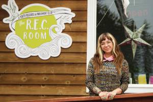 Sierra Moskios is the coordinator for the REC Room. Moskios recently received an Alaska Afterschool Superhero award for her dedication to the youth of Homer. (Photo by Sarah Knapp/Homer News)