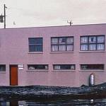The Central Peninsula Medical Clinic about three years since its opening in April 1961. The first official clinic on the central peninsula, it housed physicians Paul Isaak and Elmer Gaede upstairs and dentist Calvin Fair and the Soldotna Public Library downstairs. (Photo courtesy of the Isaak family)