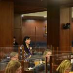 Rep. Tiffany Zulkosky, D-Bethel, urges her colleagues to vote for a bill to have the state recognize the Alaska's 229 already federally recognized tribes on Wednesday, May 19, 2021. The bill was one of dozens heard Wednesday as lawmakers tried to pass as much legislation on the last day of the legislative session. (Peter Segall / Juneau Empire)
