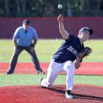 Soldotnas Josh Pieh fires a pitch during Palmers 7-1 win over the Stars in the Division II state semifinals Friday at Wasilla High. (Photo by Jeremiah Bartz/ Frontiers-man)