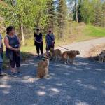 People participate in the Kenai National Wildlife Refuges BARK ranger program on June 5, 2021 for National Trails Day in Soldotna, Alaska. (Photo provided by Michelle Ostrowski)