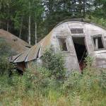 Sometimes called Murder House in the years after the killing, this dilapidated Quonset hut was the scene of the crime. (2007 photo by Clark Fair)