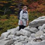 Camille Botello hikes the Mirador Las Torres Trail at the Torres del Paine National Park in the Chilean Patagonia on April 1, 2019. (Photo provided)