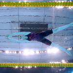 United States Lydia Jacoby competes in a 100-meter breaststroke heat at the 2020 Summer Olympics, Sunday, July 25, 2021, in Tokyo. (AP Photo/David J. Phillip)