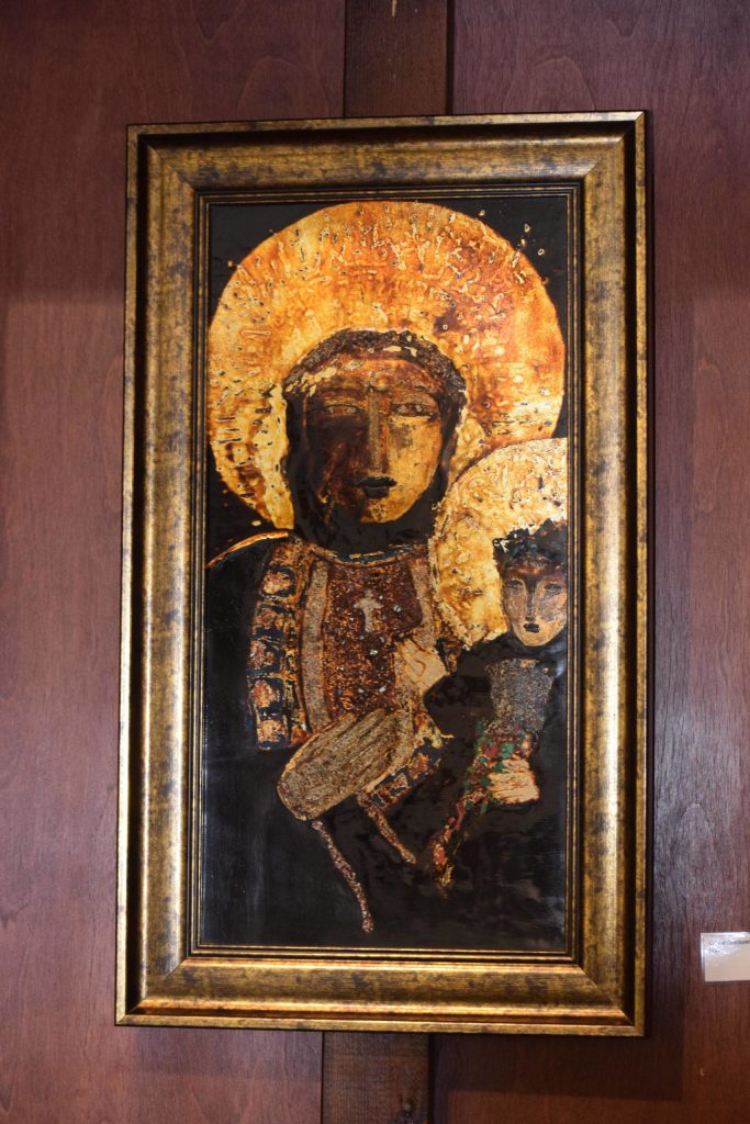 Kathy Mattas lacquer art pieces are seen on display at the Kenai Chamber of Commerce and Visitor Center on Tuesday, July 27, 2021. (Camille Botello / Peninsula Clarion)