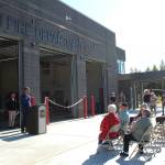 Jesse Bjorkman speaks at a ribbon-cutting ceremony at Nikiski Fire Station 3 on Friday, Aug. 20, 2021 in Nikiski, Alaska. (Ashlyn OHara/Peninsula Clarion)