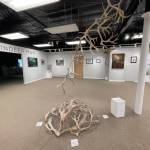 The Reindeer Man exhibit is seen at the Kenai Art Center on Wednesday, Sept. 1, 2021. (Photo courtesy Alex Rydlinski)