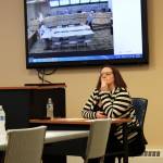 Kenai City Clerk Jamie Heinz attends a work session of the Kenai City Council on Wednesday, Sept. 1, 2021 in Kenai, Alaska. (Ashlyn OHara/Peninsula Clarion)