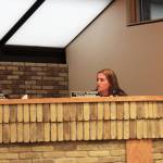 Teea Winger speaks at a meeting of the Kenai City Council on Wednesday, Sept. 1, 2021 in Kenai, Alaska. (Ashlyn OHara/Peninsula Clarion)