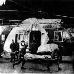 Associated Press
National Guardsmen carry bodies to the armory, now the Juneau Arts and Culture Center, which was used as a morgue to process the dead from an Alaska Airlines Boeing 727 that flew into a mountain near Juneau in 1971, killing all 111 aboard.