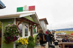 Carmen's Gelato is full of customers before their closing on Labor Day. (Photo by Sarah Knapp/Homer News)