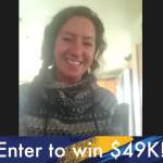 Carin Kircher of Valdez wins the vaccine lottery for the Alaska Chamber's week one vaccine lottery giveaway "Give AK a Shot."