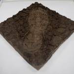 Sheryl Maree Reilys Carbon Footprint is part of her installation for the Homer Drawdown Peatland exhibit showing at the Pratt Museum & Park through Oct. 10, 2021, in Homer, Alaska. (Photo by Michael Armstrong/Homer News)