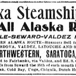 The Alaska Steamship Company printed this schedule in the Alaska Prospector in February 1908.