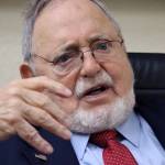 Rep. Don Young talks during a June 2021 interview with the Empire. (Ben Hohenstatt / Juneau Empire File)