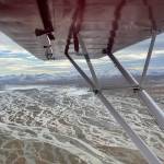 Flying over Echootna River on the North Slope. (Photo by Frannie Nelson/FWS)