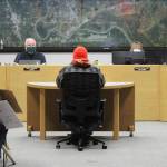 Jason Floyd testifies in opposition to COVID-19 mandates during a meeting of the Soldotna City Council on Wednesday, Oct. 13, 2021 in Soldotna, Alaska. (Ashlyn OHara/Peninsula Clarion)