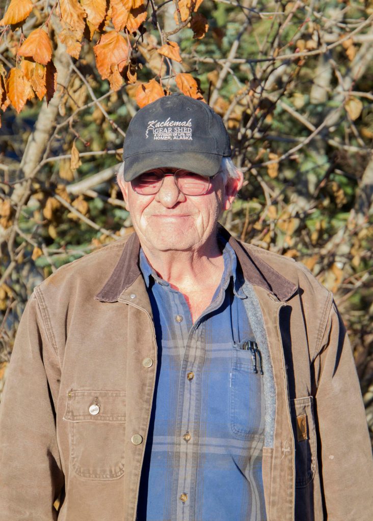 Gary Squires poses for a photo on Tuesday, Nov. 9 at Homer News. (Photo by Sarah Knapp/Homer News)