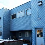 The sun shines on a new cold weather shelter that is expected to open next month on Monday, Nov. 22, 2021 in Nikiski, Alaska. (Ashlyn O'Hara/Peninsula Clarion)