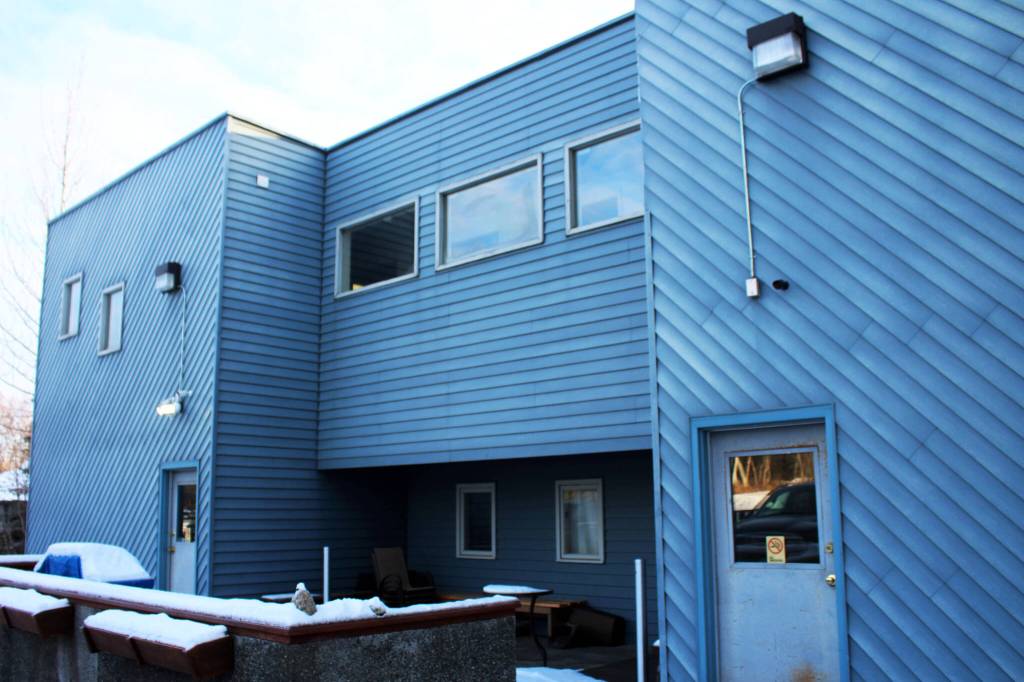 The sun shines on a new cold weather shelter that is expected to open next month on Monday, Nov. 22, 2021 in Nikiski, Alaska. (Ashlyn O'Hara/Peninsula Clarion)