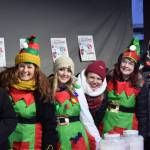The organizers of Soldotna Christmas in the Park set up the snack table at Soldotna Creek Park on Saturday, Dec. 4, 2021. (Camille Botello/Peninsula Clarion)
