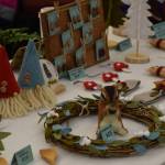 Felt art created by Hayden Barott is on sale at the Nikiski Community Recreation Center on Saturday, Dec. 11, 2021, in Nikiski, Alaska. (Camille Botello)