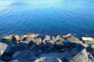 The waters of Prince William Sound are seen from Whittier, Alaska, in March 2018. (Peninsula Clarion file)
