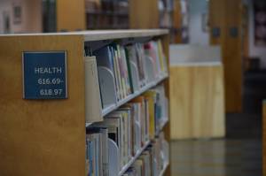 Camille Botello/Peninsula Clarion
The Kenai Community Library health section is seen on Oct. 26. After the Kenai City Council postponed a vote to approve a grant funding health and wellness books, community members set up a GoFundMe to support the purchase of materials.