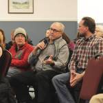 Peninsula Community Health Services CEO Ben Wright speaks during a community town hall on a cold weather shelter in Nikiski on Wednesday, Dec. 15, 2021 in Nikiski, Alaska. (Ashlyn OHara/Peninsula Clarion)
