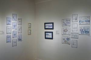 Photo by Michael Armstrong/Homer News
Kim McNetts exhibit at Bunnell Street Arts Center features original art and prints from her nature journals, as well as the original journals.