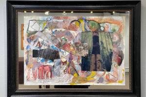 Zirrus VanDeveres pieces are displayed at the Kenai Art Center on Jan. 4, 2022. (Courtesy Alex Rydlinski)