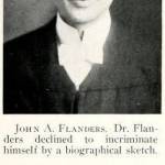 The Medic 17, the yearbook for the 1917 graduating class of the Loyola University Medical School, in Chicago, featured (on separate pages) classmates John Aiken Flanders and Rudolph Albert Gries. Their histories would intertwine for several more years.