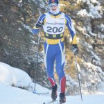 Kenai Centrals Tyler Hippchen competes at Besh Cup 4 on Sunday, Jan. 16, 2022, at Tsalteshi Trails just outside of Soldotna, Alaska. (Photo by Jeff Helminiak/Peninsula Clarion)