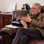Senate Minority Leader Tom Begich, D-Anchorage, speaks to the Empire in his office of the Alaska State Capitol on Thursday, Jan. 20, 2022. Begich introduced the Alaska Reads Act with Gov. Mike Dunleavy in 2020, but despite strong bipartisan support, disruptions from COVID-19 pandemic has slowed the bills progression. But Begich is confident this will be the year a reading bill passes the Legislature. (Peter Segall / Juneau Empire)