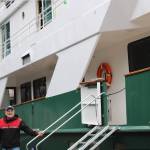 Dana Zigmund/Juneau Empire
Dan Blanchard, CEO of UnCruise Adventures, stands in front of a ship on May 14, 2021.