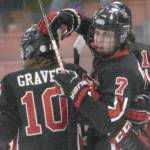 Kenai Centrals Jacob Begich celebrates a goal against Soldotna on Thursday, Jan. 27, 2022, at the Soldotna Regional Sports Complex in Soldotna, Alaska. (Photo by Jeff Helminiak/Peninsula Clarion)