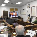 The House Labor and Commerce Committee speaks Friday, Feb. 4, 2022, with Alaskas congressional delegation about the bipartisan Infrastructure Investment and Jobs Act, which is set to bring billions of dollars to the state. (Peter Segall / Juneau Empire)