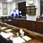 Peter Segall / Juneau Empire
Members of the House Committee of Military and Veterans Affairs heard testimony on Thursday, Feb. 10, 2022, on the far-right militia group the Oath Keepers amid public pressure to take disciplinary action against Rep. David Eastman, R-Wasilla, who is a member of the group.