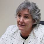 University of Alaska President Pat Pitney stopped by the Empire offices in Juneau on Wednesday, March 2, 2022, to talk about the systems future. Mostly recovered from budget cuts and the COVID-19 pandemic, Pitney said the university is ready to start building Alaskas workforce. (Ben Hohenstatt / Juneau Empire)